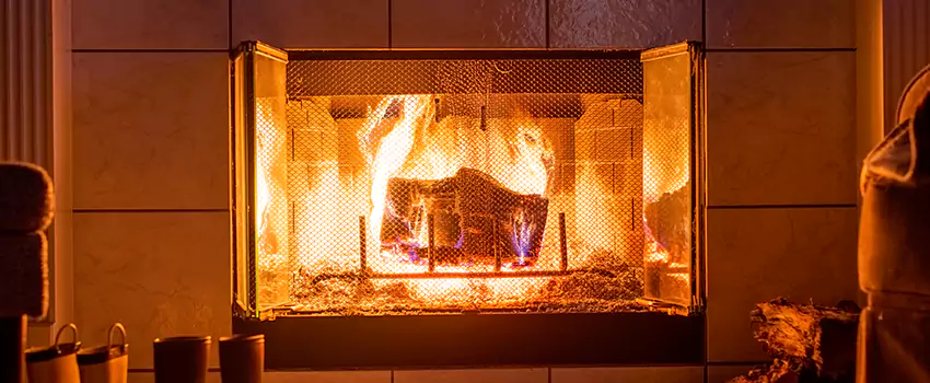 Mendota Hearth Landscape Fireplace Installation in Chalmette, Louisiana