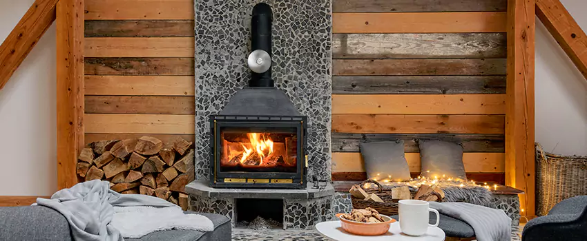 Thelin Hearth Products Direct Vent Gas Stove Fireplace Inspection in Chalmette, Louisiana